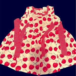 Rachel’s Kids size 4 cherry Print dress